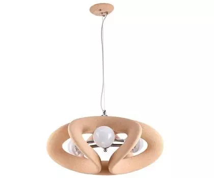 Подвесной светильник узел бежевого цвета