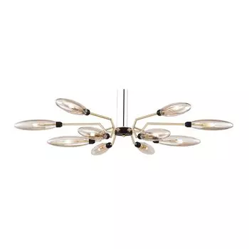 Подвесной светильник Ventura из янтарного стекла