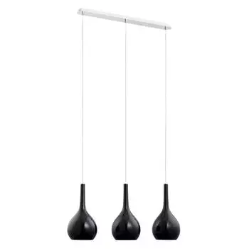 Подвесной светильник Vetro Black черного цвета