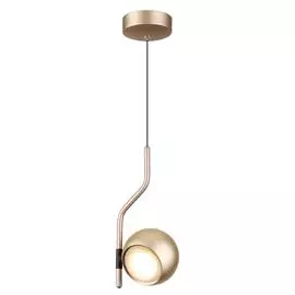 Подвесной светодиодный светильник Elon золотого цвета