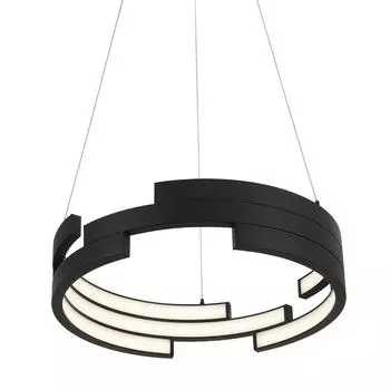 Подвесной светодиодный светильник Genuine черного цвета