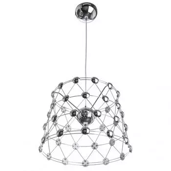 Подвесной светодиодный светильник хромового цвета