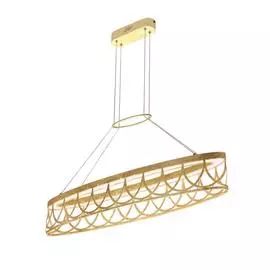 Подвесной светодиодный светильник Lena золотого цвета