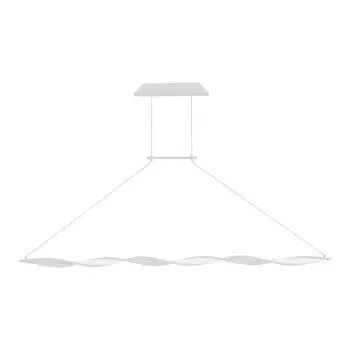 Подвесной светодиодный светильник Madagascar белого цвета