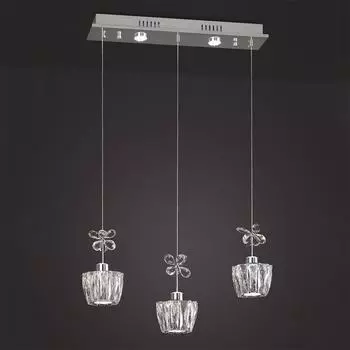 Подвесной светодиодный светильник с пультом ду Mantra Strass