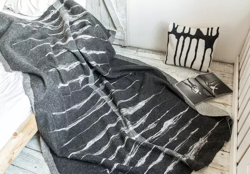 Покрывало две ночи из шерсти меринос