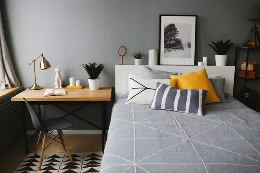 Покрывало двуспальное в технике нунофелтинг