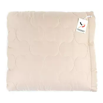 Покрывало стеганое бежевого цвета