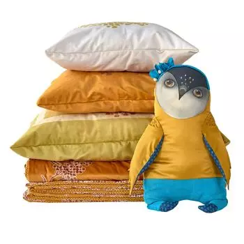 Покрывало уютная сова подростковое