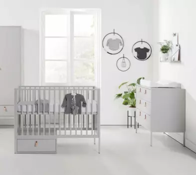 Полка Amy светло-серого цвета