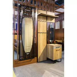 Полка для прихожей Loft дуб натур