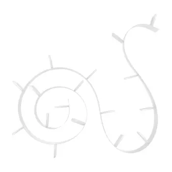 Полка книжная Bookworm белого цвета