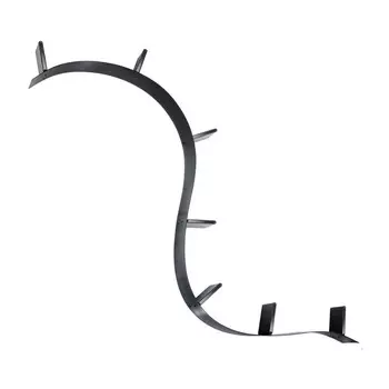 Полка книжная Bookworm черного цвета