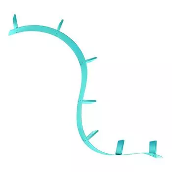 Полка книжная Bookworm голубого цвета