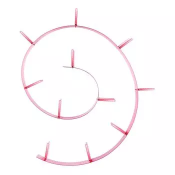 Полка книжная Bookworm розового цвета