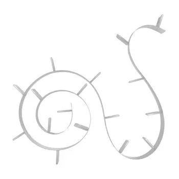 Полка книжная Bookworm светло-серого цвета