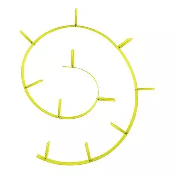 Полка книжная Bookworm желтого цвета