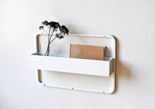 Полка Metall Shelf белого цвета