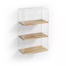 Полка металлическая Delane белого цвета