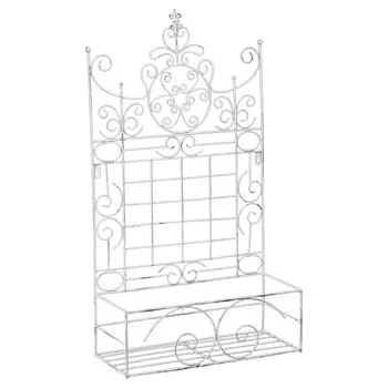 Полка-жардиньерка пале-рояль хl белого цвета