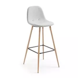 Полубарный стул Nilson светло-серого цвета