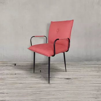 Полукресло дуакс красного цвета