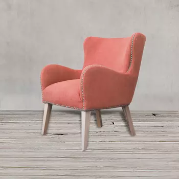 Полукресло лори розового цвета