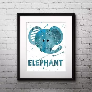 Постер Elephant а4