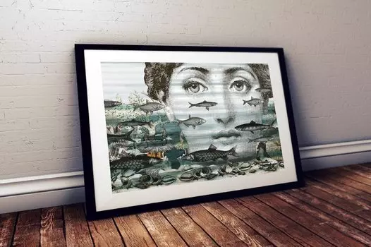 Постер "Fornasetti And Fish"