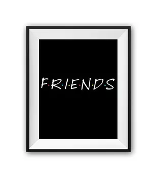 Постер "Friends" а4