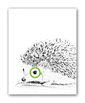 Постер "Ёжик и лорнет" а3