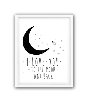 Постер "К луне и обратно" а3