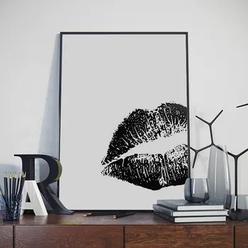 Постер "Kiss" а3 (черный)