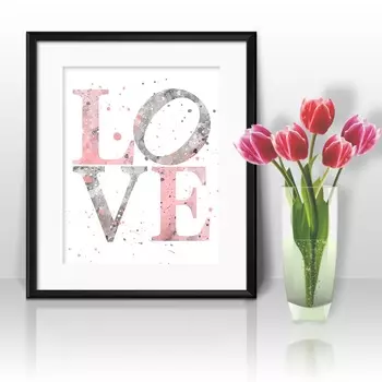 Постер Love а4