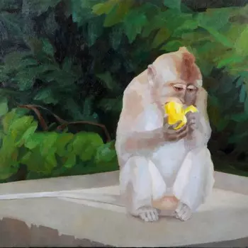 Постер Monkey With Banana m