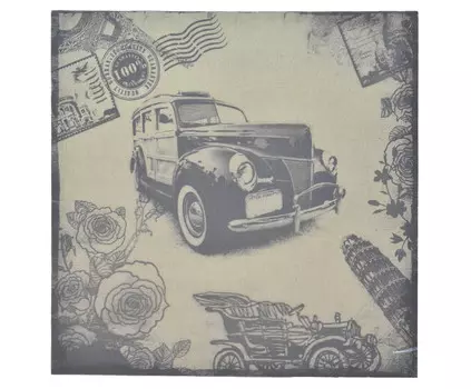 Постер на холсте в серых тонах