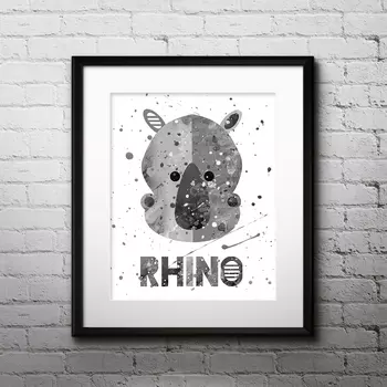 Постер Rhino а4