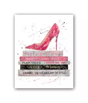 Постер "The Fashion Book" а4