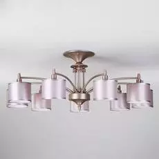 Потолочная люстра Adagio с текстильными плафонами