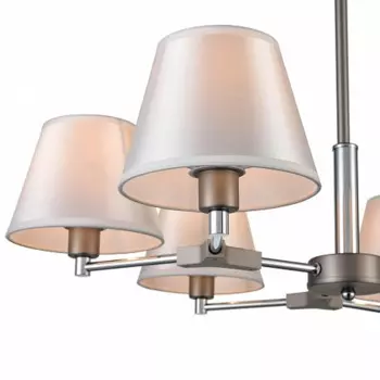 Потолочная люстра Adele с абажурами кремового цвета