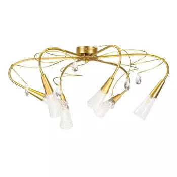 Потолочная люстра Aereo со стеклянными плафонами