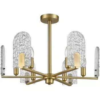 Потолочная люстра Aria из металла и стекла