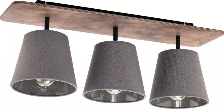 Потолочная люстра Awinion с абажурами из ткани