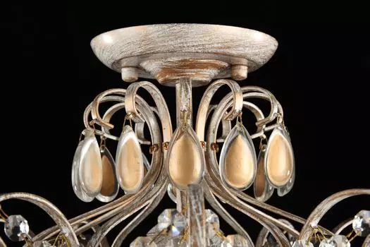 Потолочная люстра Chabrol с подвесками из кристаллов