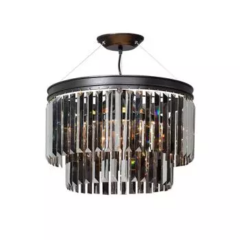 Потолочная люстра черного цвета