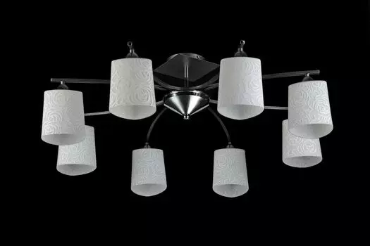 Потолочная люстра Ciclo с белыми плафонами