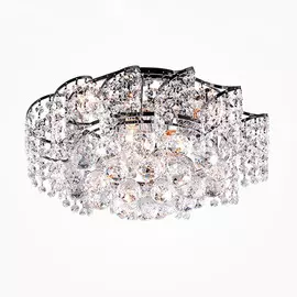 Потолочная люстра Eurosvet шарм хром Strotskis