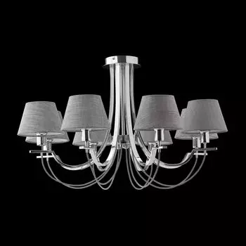 Потолочная люстра Felisa с абажурами из рогожки