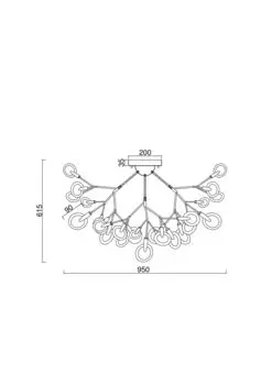 Потолочная люстра Florencia белого цвета