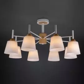 Потолочная люстра Fresco с белыми плафонами